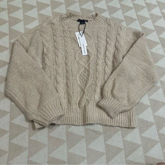 Sanctuary - Cozy Cable Crew Sweater - Frosted Almond - Picture 1 of 3